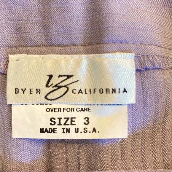 Y2K/Early 2000s Vintage Byer Light Purple Flare Pants Size 3/Modern Small - Picture 5 of 7